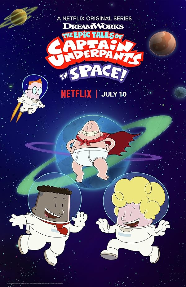 دانلود صوت دوبله سریال The Epic Tales of Captain Underpants in Space