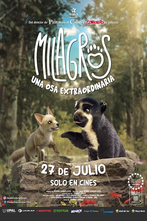 دانلود صوت دوبله فیلم Milagros: Una osa extraordinaria